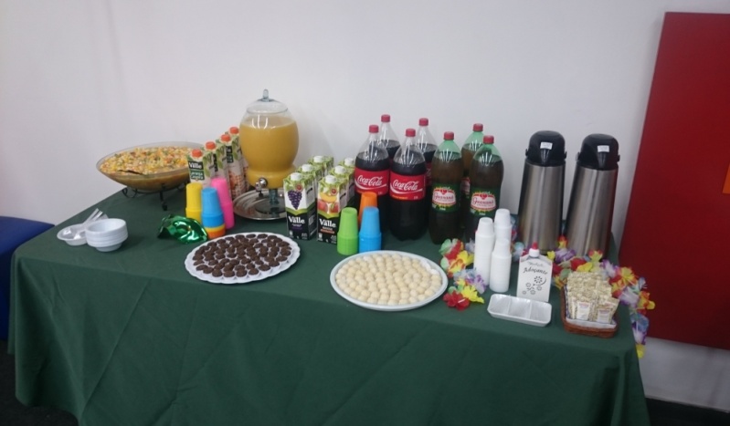 Buffet de Coffee Break Corporativo Serviço de Champirra - Empresa de Coffee Break