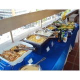 buffet para almoço de confraternização