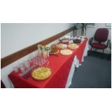 banqueteria para eventos corporativo Bosque dos Pinheirinhos