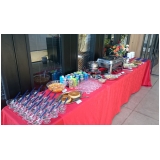 buffet de almoço para treinamento empresarial preço Jardim Lisa