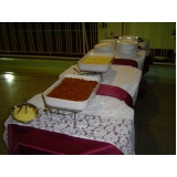 buffet de brunch para casamento Jardim Nogueira