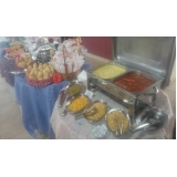 buffet de coffee break junina serviço de Parque Família