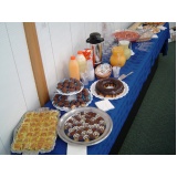 buffet de coffee break para evento em sp Cristais