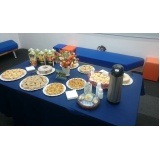 buffet empresarial em sp Jardim Santo Andre