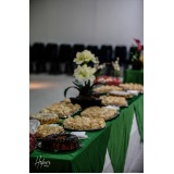 buffet para evento executivo preço São Domingos
