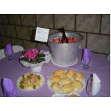 buffets de coquetel para casamentos Jardim Rossin
