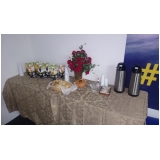 café da manhã corporativo personalizado Jardim das Orquídeas